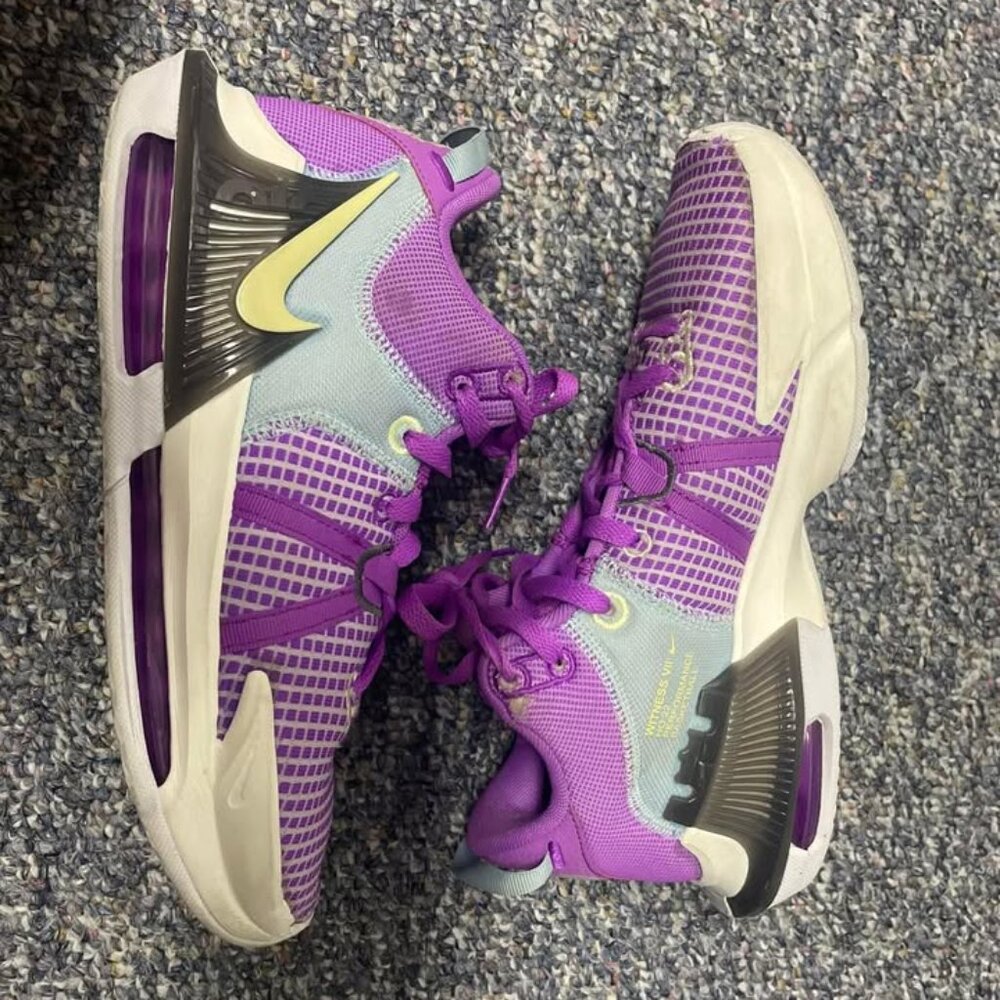 Nike Lebron Witness 7 basketball shoe Fuchsia Dream size 8.5 mens - Picture 7 of 7